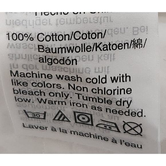 J. Crew White Long Sleeves With Buttons V Neck Top PXS Lightweight Rounded Hem - Picture 6 of 6